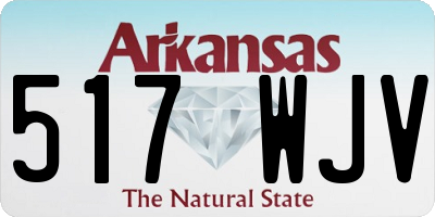 AR license plate 517WJV