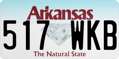 AR license plate 517WKB