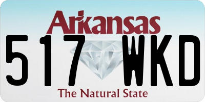 AR license plate 517WKD