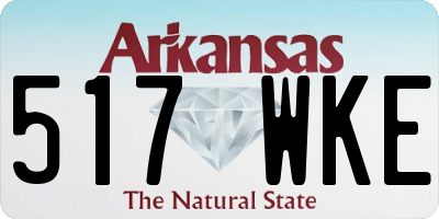 AR license plate 517WKE
