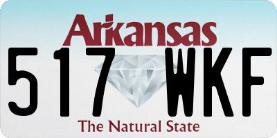 AR license plate 517WKF