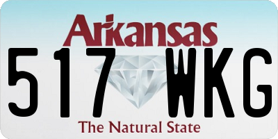 AR license plate 517WKG