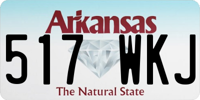 AR license plate 517WKJ