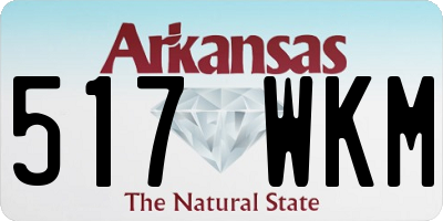 AR license plate 517WKM