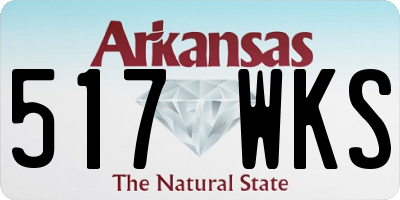 AR license plate 517WKS