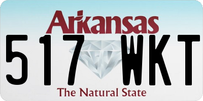 AR license plate 517WKT