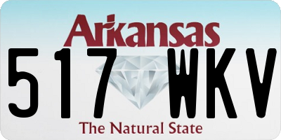 AR license plate 517WKV