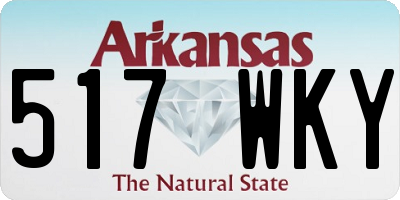 AR license plate 517WKY