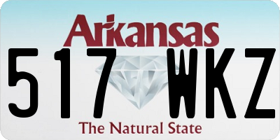 AR license plate 517WKZ