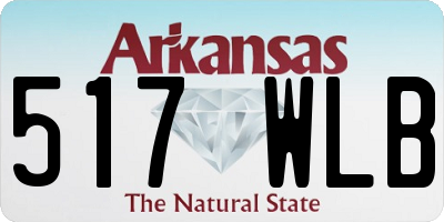 AR license plate 517WLB