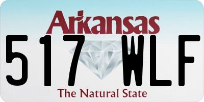 AR license plate 517WLF