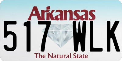 AR license plate 517WLK