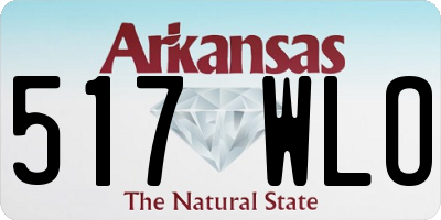 AR license plate 517WLO