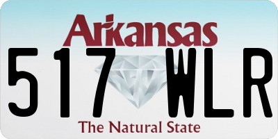AR license plate 517WLR