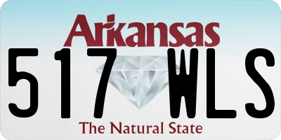 AR license plate 517WLS