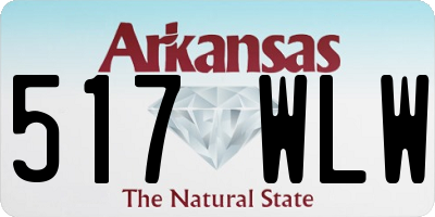 AR license plate 517WLW
