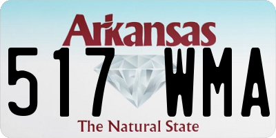AR license plate 517WMA