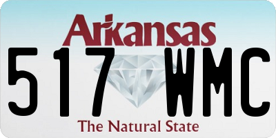 AR license plate 517WMC