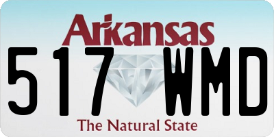 AR license plate 517WMD
