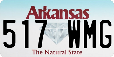 AR license plate 517WMG