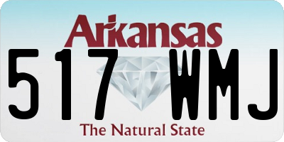 AR license plate 517WMJ