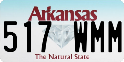 AR license plate 517WMM