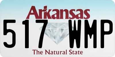 AR license plate 517WMP