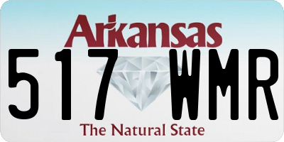 AR license plate 517WMR