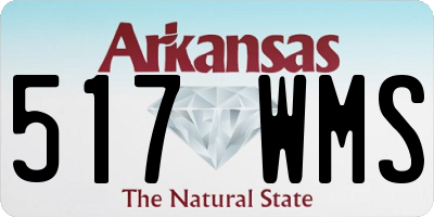 AR license plate 517WMS