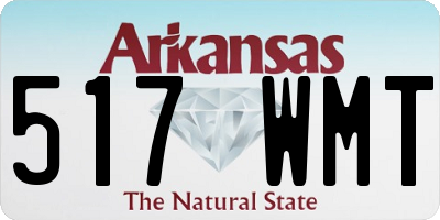 AR license plate 517WMT