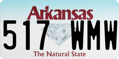 AR license plate 517WMW