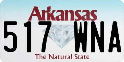 AR license plate 517WNA