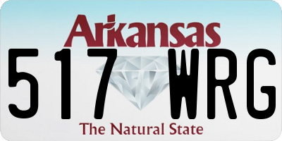 AR license plate 517WRG