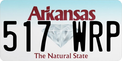 AR license plate 517WRP