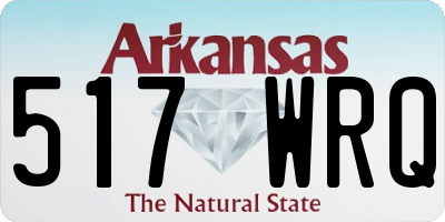 AR license plate 517WRQ