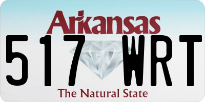 AR license plate 517WRT