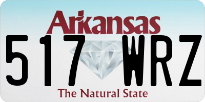 AR license plate 517WRZ