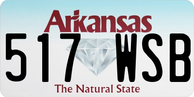 AR license plate 517WSB