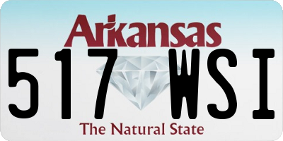 AR license plate 517WSI