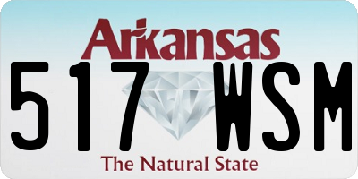 AR license plate 517WSM