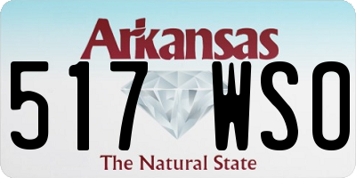 AR license plate 517WSO