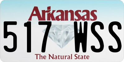 AR license plate 517WSS