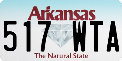 AR license plate 517WTA
