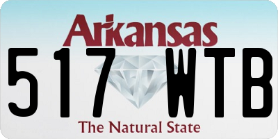 AR license plate 517WTB