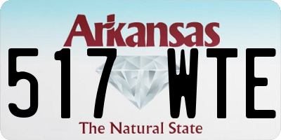 AR license plate 517WTE