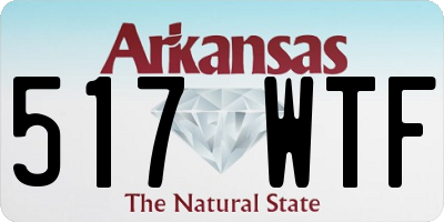 AR license plate 517WTF