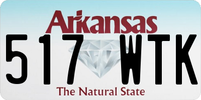 AR license plate 517WTK