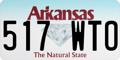 AR license plate 517WTO