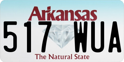 AR license plate 517WUA