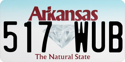 AR license plate 517WUB